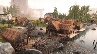 Conan Exiles  quotViking Settlementquot mostly Aesir fully decorated Xbox no mods [upl. by Chad]