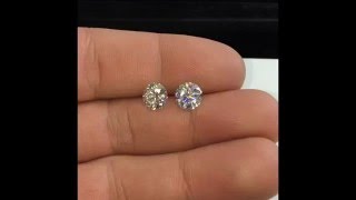 Diamond VS Moissanite  Round [upl. by Yaja]