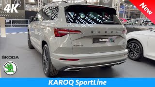 Škoda Karoq FL SportLine 2022  FULL review in 4K  Exterior  Interior Steel gray [upl. by Ursi946]