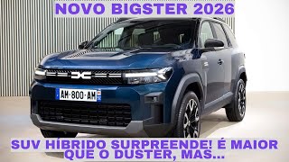 Novo Bigster 2026 Revelado SUV Híbrido com Sistema Inédito [upl. by Yonita]