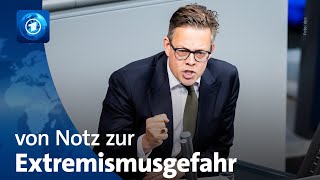 Verfassungsschutzbericht von Notz zur Extremismusgefahr [upl. by Elliven]