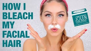 HOW TO BLEACH YOUR FACIAL HAIR [upl. by Muriel]