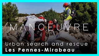 Exercice Urban search and rescue USAR avec les médecins urgentistes [upl. by Ihab]