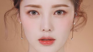 Glowy Coral Makeup With sub 촉촉 코랄 메이크업 [upl. by Yelsnik30]