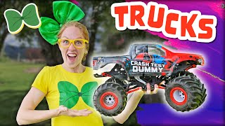 BIG Remote Control Monster Trucks For Kids With Brecky Breck  The Monster Truck Song [upl. by Erida]