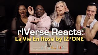 rIVerse Reacts La Vie En Rose by IZONE  MV Reaction [upl. by Leesen]