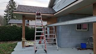 Day 3  Al Soffits Fascia Trough amp Cellular PVC Shakes [upl. by Eddra]