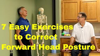 7 Easy Exercises to Correct Head Forward Posture [upl. by Erv431]