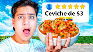 Probando EL MEJOR CEVICHE del ECUADOR 🦐🇪🇨 [upl. by Anitsua]