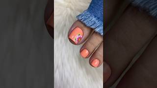 Esmaltação lindíssima na unhas dos pés 🦶 unhas nails [upl. by Otsedom300]