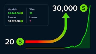 20 TO 30000 STAKE DICE STRATEGY [upl. by Nyrrad395]