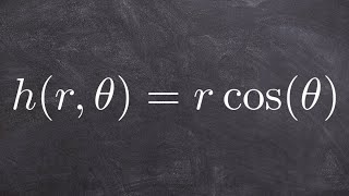 Find the First Order Partial Derivatives of hr theta  rcostheta [upl. by Lilla]