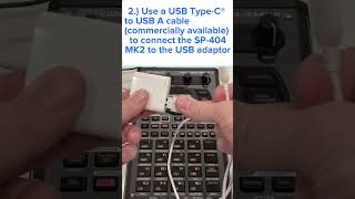 Roland SP 404 MK2 Tutorial Connect iOS device w Lightning connector [upl. by Marnie]