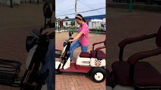 part 119 Three Wheeled Electric Tricycle Small Bike tricyclefatgirlthreewheeled2024shorts119 [upl. by Hachman]