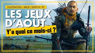 TOP 10 des sorties jeux vidéo en AOUT 2021  🎮 [upl. by Miculek]