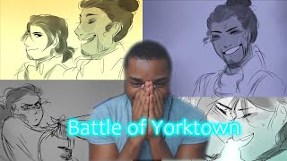 Yorktown The World Turned Upside Down Hamilton Animatic REACTION [upl. by Delphine412]