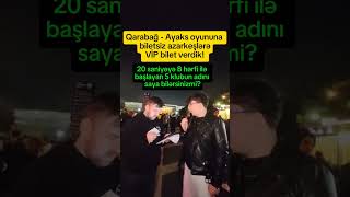 quotQarabağ FKquot oyununa pulsuz bilet payladıq [upl. by Enihpets]