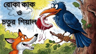 Boka kak o chotur siyal। বোকা কাক ও চতুর শিয়াল। [upl. by Norine]