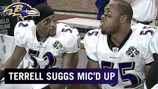 Terrell Suggs Mic’d Up vs Lions Hit Anything Moving’  Baltimore Ravens [upl. by Darce]