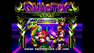 Knuckles Chaotix playthrough Longplay [upl. by Elletsirhc]