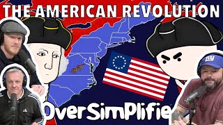 The American Revolution  OverSimplified Part 1 REACTION  OFFICE BLOKES REACT [upl. by Adnalu]