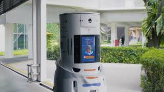 Meet the Future Worlds First Security amp Cleaning Surveillance Robot Gemini [upl. by Ahseel47]