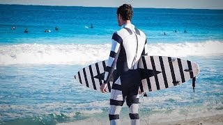 A sharkdeterrent wetsuit and its not what you think  Hamish Jolly [upl. by Atnima]