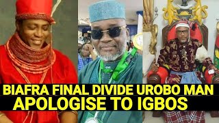 BIAFRA FINAL DIVIDE UROBO MAN APOLOGISE TO IGBOS BIAFRA EXPOSE WHY THE IGBO HATE [upl. by Sum]