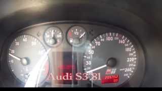 Audi S3 8l 0100 kmh sound test acceleration [upl. by Obeded]