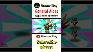 The General Alces egg🥚 hatching moment monsterlegends shorts [upl. by Aurore]