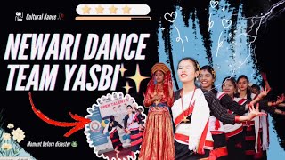 NEWARI DANCE BY TEAM YASBI❤️‍🩹newari remix song with kumari [upl. by Hamforrd]