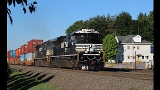 A Nice 4th of July Weekend on the NS Pittsburgh Line  Part 1 74 to 52014 [upl. by Holihs]