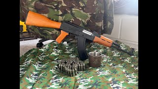 Cybergun AK47 Air rifle review How is this legal [upl. by Ashleigh257]