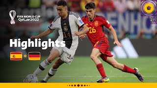 SUPER SUBS change game  Spain v Germany  FIFA World Cup Qatar 2022 [upl. by Heer]