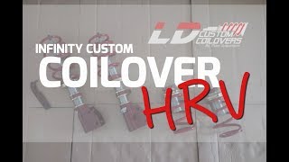 Honda HRV using Infinity Custom Coilover  Coilover Made in Indonesia [upl. by Auqinahs]