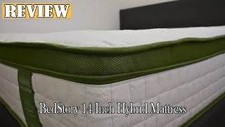 BedStory 14 Inch Hybrid Mattress Review  Is It Worth It [upl. by Navada]