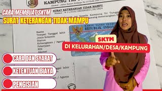 Cara Membuat Surat Keterangan Tidak Mampu SKTM [upl. by Colline]