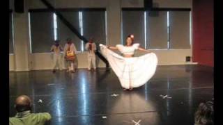 Colombian Cumbia Dance Performance With Xiomara [upl. by Nevram]