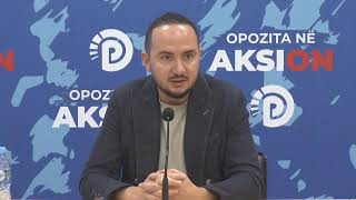 Ervin Salianji konferencë për shtyp [upl. by Otreblide]