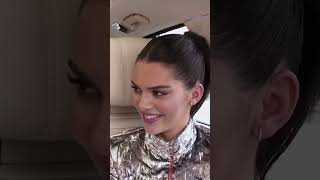 Kendall Jenner amp Hailey Bieber do a Lie detector test tiktok carpoolokay [upl. by Aerised]