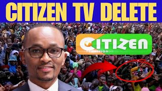 CITIZEN TV IMMEDIATELY DELETES RUTOS ARTICLE EXPOSING STATEHOUSE FAKE PROMISE AS PRESENTER REGRETS [upl. by Ahsinelg685]