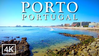 Praia de Matosinhos Portugal Matosinhos Beach Matosinhos Porto Portugal 4K 🇵🇹 [upl. by Ahseined78]