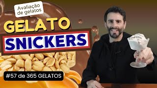 57 de 365 Gelatos  Gelato Snikers [upl. by Bland]