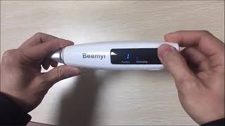 Beemyi Laser Picosecond Pen Red Blue Light Therapy Tattoo Remove Freckle Acne Mole Dark Spot Pigment [upl. by Chemaram]