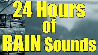 Heavy Pouring Rain and Thunder  24 Hours  quotRainquot quotRain Soundsquot quotSleep Soundsquot [upl. by Alan]