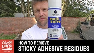 How to Remove Sticky Adhesive and Tape Residue Sealants and So Much More [upl. by Regazzi]