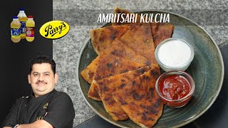 Venkatesh Bhat makes Amritsari Kulcha [upl. by Ahsotan]