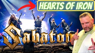 Americans First Time Reaction to Sabatons song quotHearts of Ironquot Lyric Video and Sabaton History [upl. by Jadda]