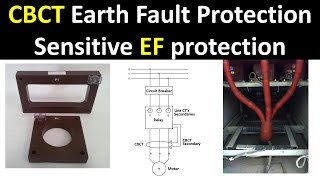 Sensitive Earth Fault ProtectionCBCT Core balance Current Transformer [upl. by Dragone]