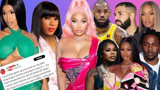 ‼️Miss Red DELETES Cardi B from Album Nicki Minaj tea JT responds to Suki amp LeBron Betrays Drake [upl. by Aerdnu]